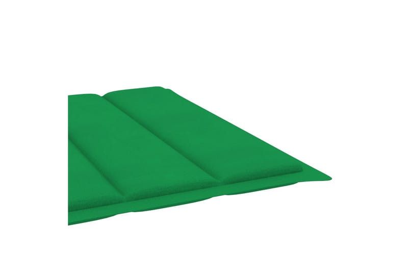 Hynde Til Liggestol 200x60x4 cm Stof Grøn - Grøn - Havemøbler - Hynder - Solstolshynde - Dækstolshynde