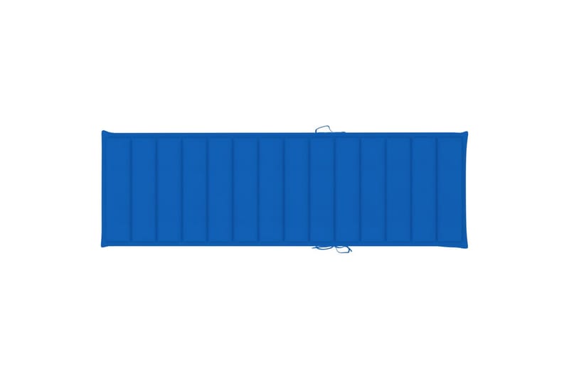 Hynde Til Liggestol 200x60x4 cm Stof Kongeblå - Blå - Havemøbler - Hynder - Solstolshynde - Dækstolshynde