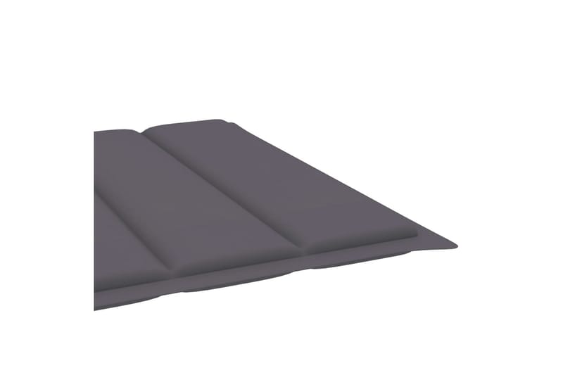 Hynde Til Liggestol 200x70x4 cm Stof Antracitgrå - Antracit - Havemøbler - Hynder - Solstolshynde - Dækstolshynde