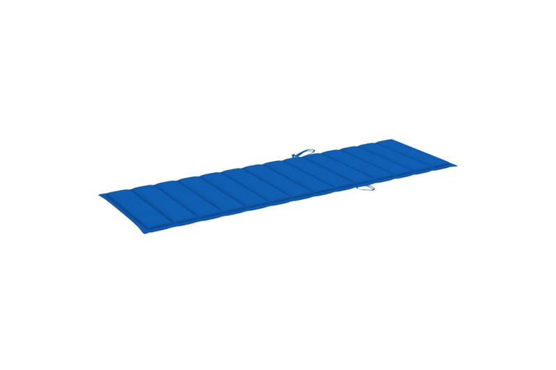 Hynde Til Liggestol 200x70x4 cm Stof Kongeblå - Blå - Havemøbler - Hynder - Solstolshynde - Dækstolshynde