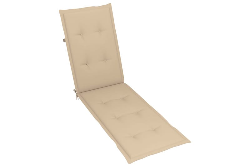 Hynde Til Liggestol (75+105)x50x4 cm Beige - Beige - Havemøbler - Hynder - Solstolshynde - Dækstolshynde