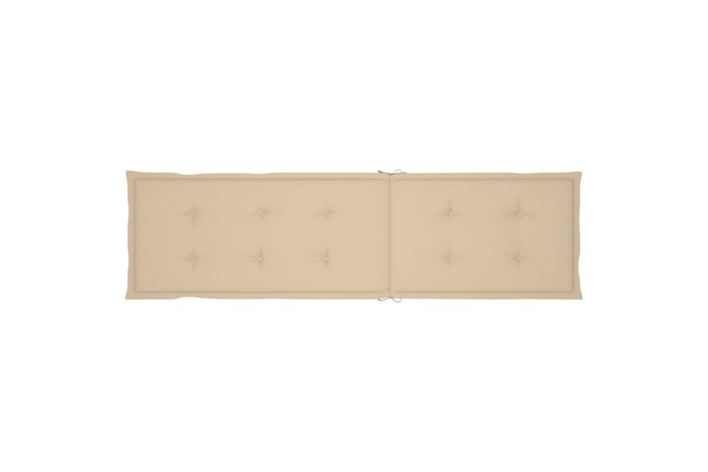 Hynde Til Liggestol (75+105)x50x4 cm Beige - Beige - Havemøbler - Hynder - Solstolshynde - Dækstolshynde