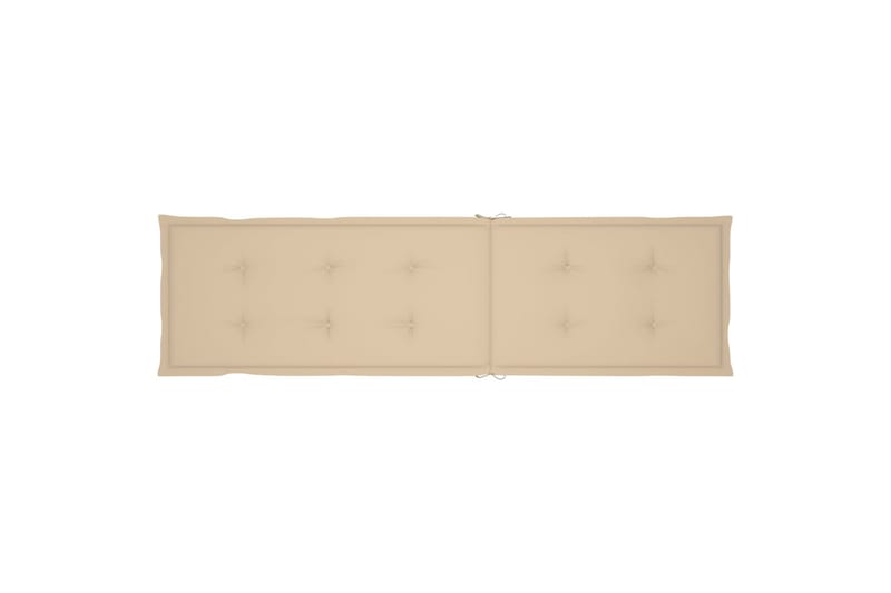 Hynde Til Liggestol (75+105)x50x4 cm Beige - Beige - Dækstolshynde