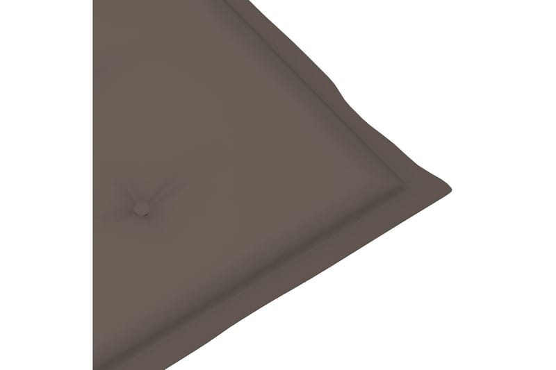 Hynde Til Liggestol (75+105)x50x4 cm Gråbrun - Gråbrun - Dækstolshynde