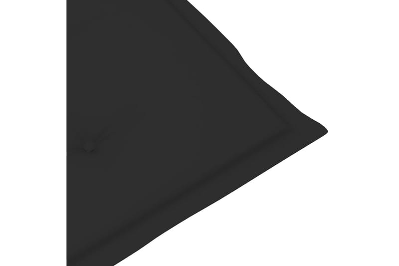 Hynde Til Liggestol (75+105)x50x4 cm Sort - Sort - Havemøbler - Hynder - Solstolshynde - Dækstolshynde