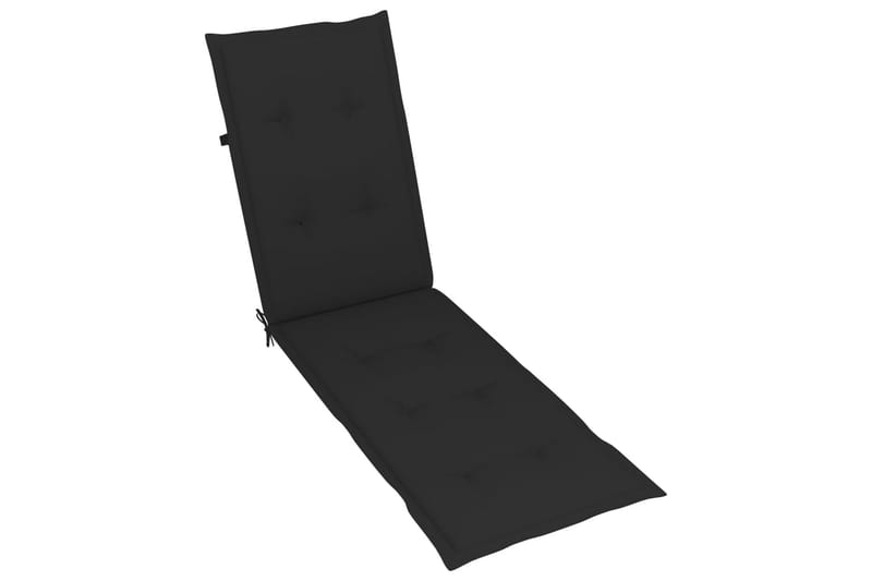 Hynde Til Liggestol (75+105)x50x4 cm Sort - Sort - Havemøbler - Hynder - Solstolshynde - Dækstolshynde
