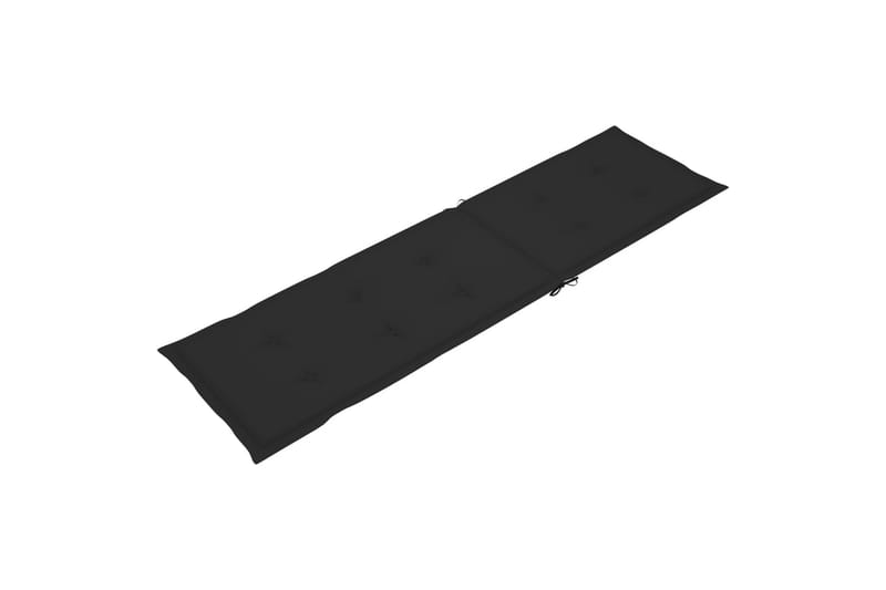 Hynde Til Liggestol (75+105)x50x4 cm Sort - Sort - Havemøbler - Hynder - Solstolshynde - Dækstolshynde