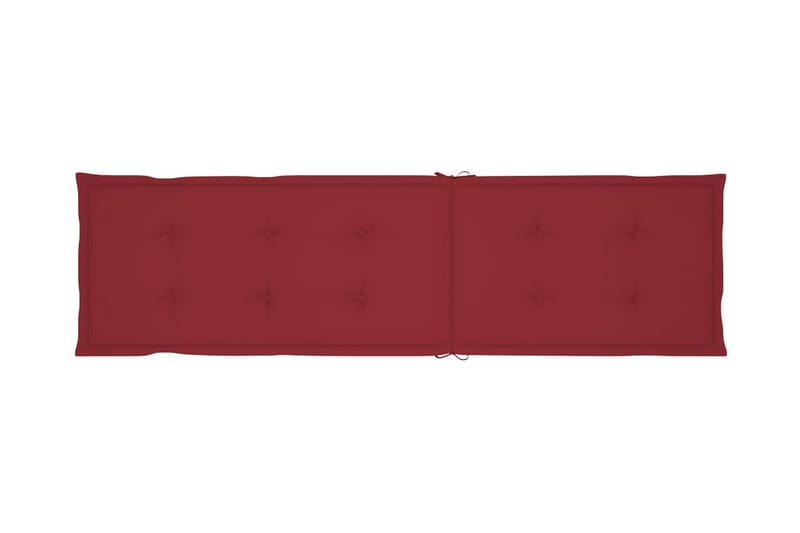 Hynde Til Liggestol (75+105)x50x4 cm Vinrød - Rød - Havemøbler - Hynder - Solstolshynde - Dækstolshynde