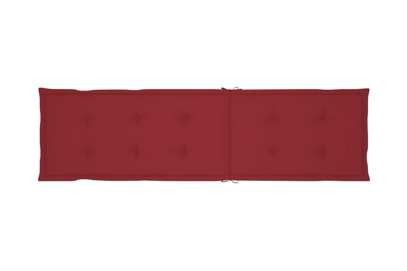 Hynde Til Liggestol (75+105)x50x4 cm Vinrød - Rød - Dækstolshynde