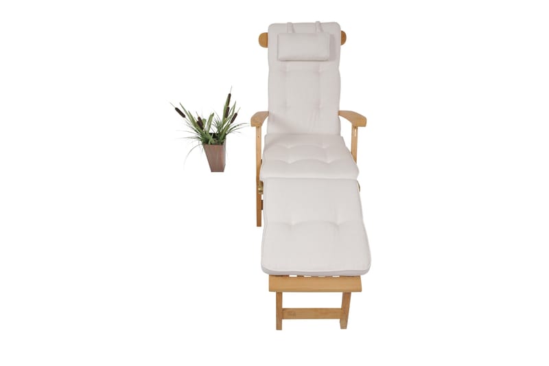 Hema Dækstolshynde 50 cm - Hvid - Havemøbler - Hynder - Solstolshynde - Dækstolshynde