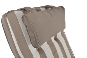 Standard Dækstolshynde 50 cm - Taupe - Havemøbler - Hynder - Solstolshynde - Dækstolshynde
