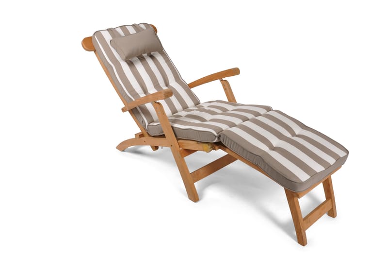 Standard Dækstolshynde 50 cm - Taupe - Havemøbler - Hynder - Solstolshynde - Dækstolshynde