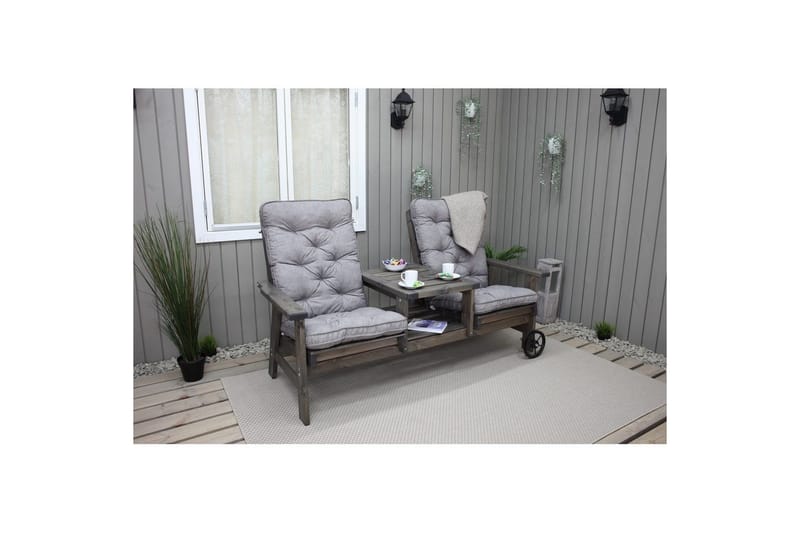 Stolehynde med ryglæn Malmö Maxi med høj ryg - Havemøbler - Hynder - Solstolshynde - Dækstolshynde