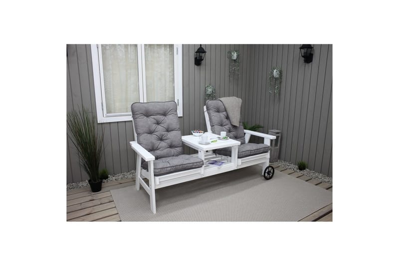 Stolehynde med ryglæn Malmö Maxi med høj ryg - Havemøbler - Hynder - Solstolshynde - Dækstolshynde