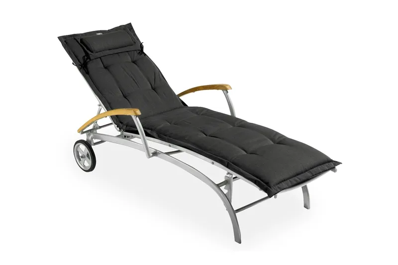 Canyon Solsängsdyna med nackkudde Fritab Dark grey - Havemøbler - Hynder - Solvognshynder