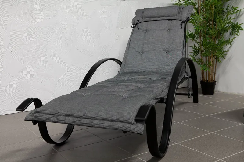 Canyon Solsängsdyna med nackkudde Fritab Grey - Havemøbler - Hynder - Solvognshynder