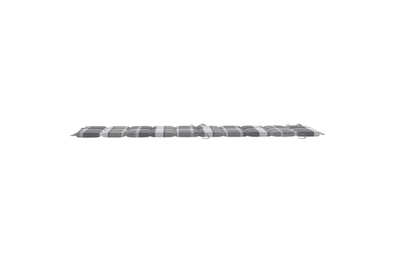hynde til liggestol 186x58x4 cm gråternet - Flerfarvet - Havemøbler - Hynder - Solvognshynder
