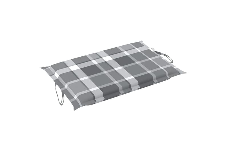 hynde til liggestol 186x58x4 cm gråternet - Flerfarvet - Havemøbler - Hynder - Solvognshynder