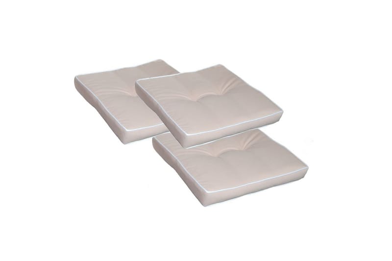Stolpude Excellent 3-pak Beige - Beige - Havemøbler - Hynder - Siddehynder