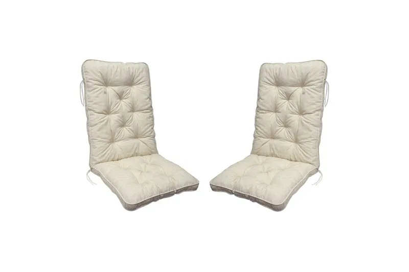 Stolpude med rygstøtte Malmø Maxi Høj Ryg Beige - Beige - Havemøbler - Hynder - Øvrige hynder