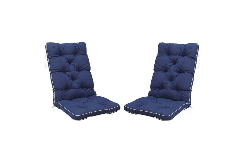 Stolpude med rygstøtte Malmø Maxi Høj Ryg Blå - Blå - Havemøbler - Hynder - Øvrige hynder