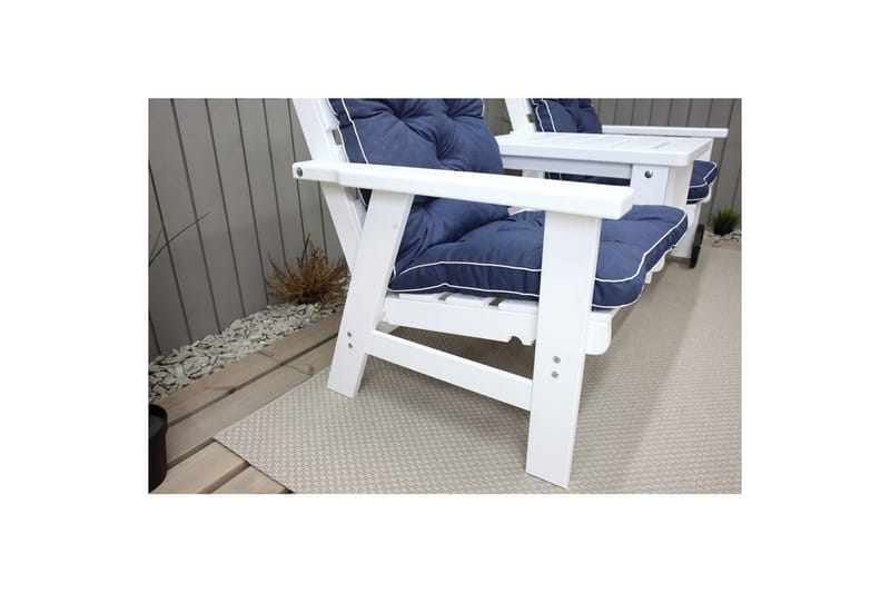 Stolpude med rygstøtte Malmø Maxi Høj Ryg Blå - Blå - Havemøbler - Hynder - Øvrige hynder