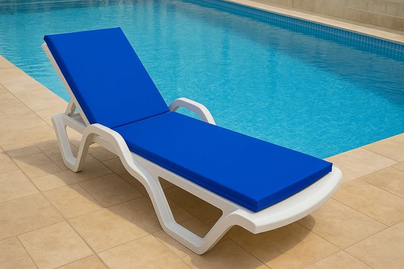 Travos Solstolspude - Blå - Havemøbler - Hynder - Solvognshynder