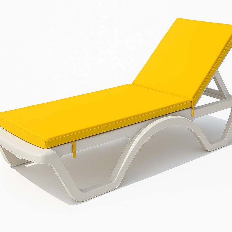 Travos Solstolspude - Gul - Havemøbler - Hynder - Solvognshynder