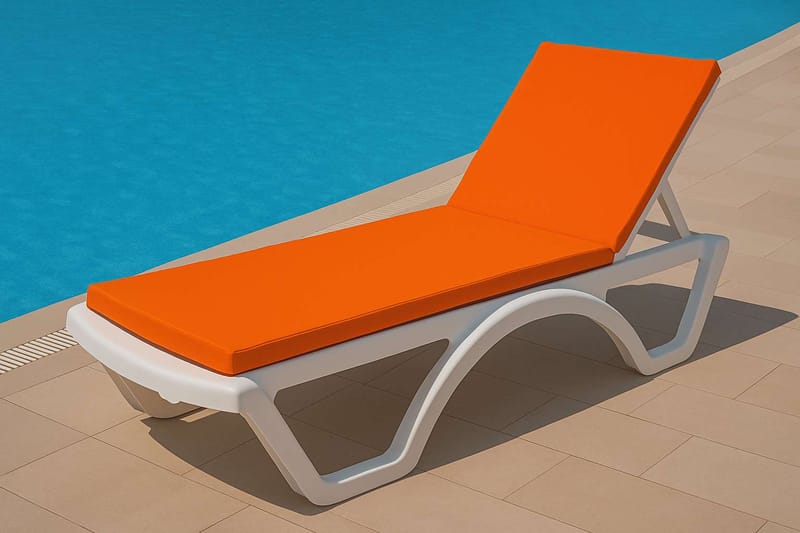 Travos Solstolspude - Orange - Havemøbler - Hynder - Solvognshynder