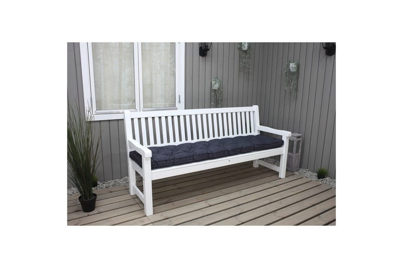 Udendørs sofapude Brooklyn 190 cm Sort - Sort - Havemøbler - Hynder - Hynder til bænk & havesofa