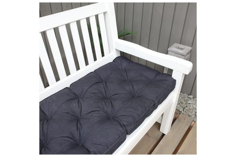 Udendørs sofapude Brooklyn 190 cm Sort - Sort - Havemøbler - Hynder - Hynder til bænk & havesofa