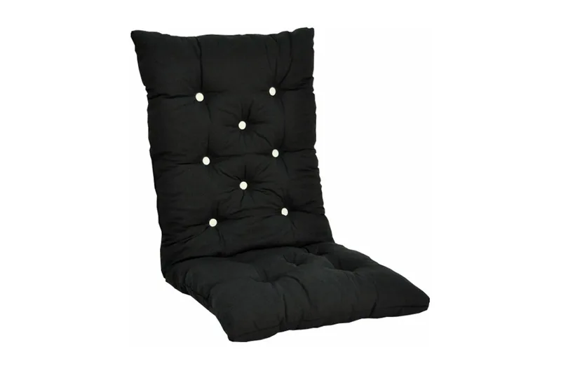 Högvik Flockdyna Fritab Black - Havemøbler - Hynder - Øvrige hynder