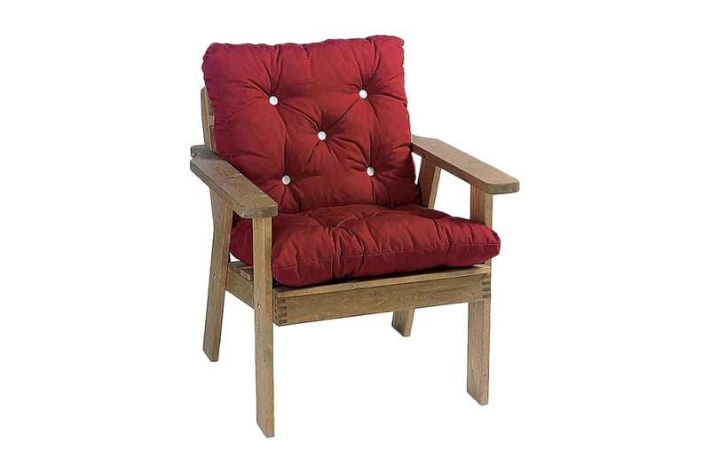 Lågvik Flockdyna Fritab Bordeaux - Havemøbler - Hynder - Øvrige hynder