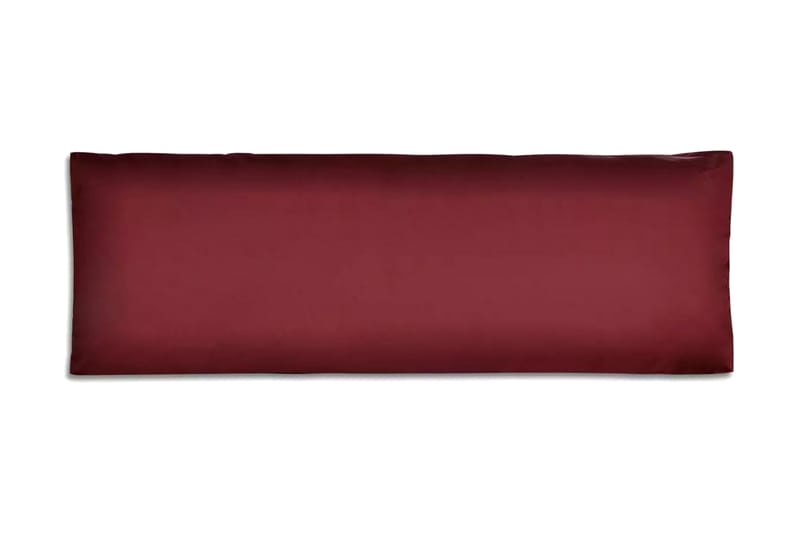 Polstret Ryghynde Rødvinsfarvet 120 X 40 X 10 Cm - Rød - Øvrige hynder - Siddehynder