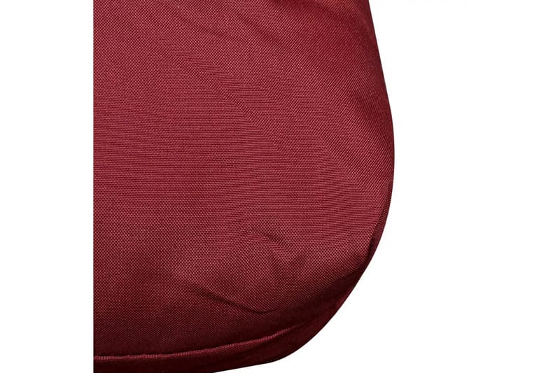 Polstret Ryghynde Rødvinsfarvet 120 X 40 X 10 Cm - Rød - Havemøbler - Hynder - Øvrige hynder