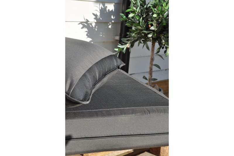 Royal Bonnie Ryghynde 70x45 cm Vandafvisende Sort - Fritab - Havemøbler - Hynder - Øvrige hynder