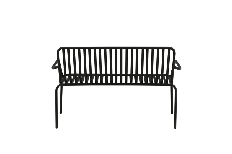 Peking Udendørsbænk - Sort - Havemøbler - Havesofaer & bænke - Udendørs bænk & havebænk