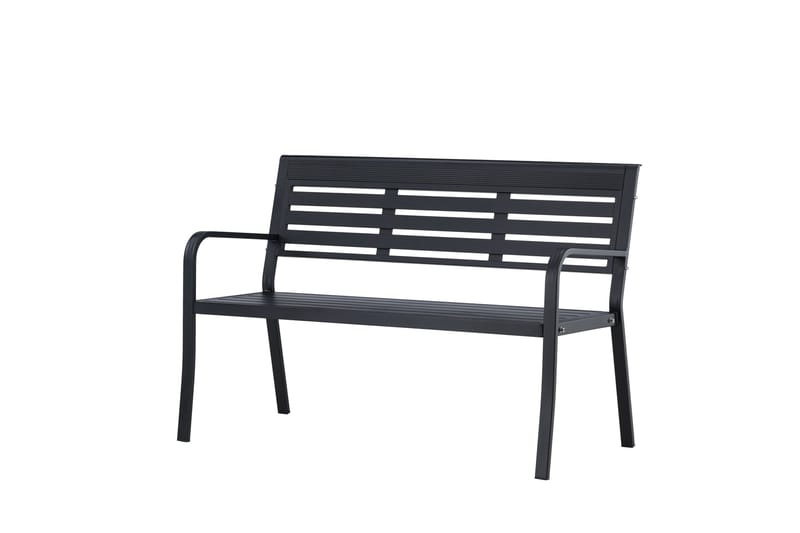 Elvas Udendørsbænk - Sort - Havemøbler - Havesofaer & bænke - Udendørs bænk & havebænk