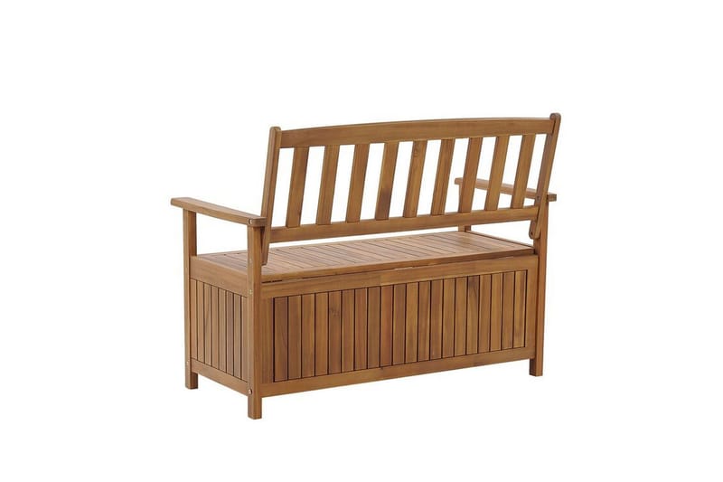 Havebænk 120 cm akacietræ terracotta SOVANA - Havemøbler - Havesofaer & bænke - Udendørs bænk & havebænk