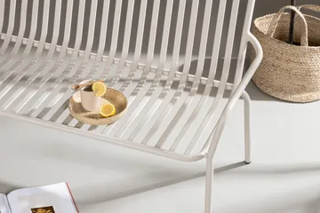 Peking Udendørsbænk - Beige - Havemøbler - Havesofaer & bænke - Udendørs bænk & havebænk