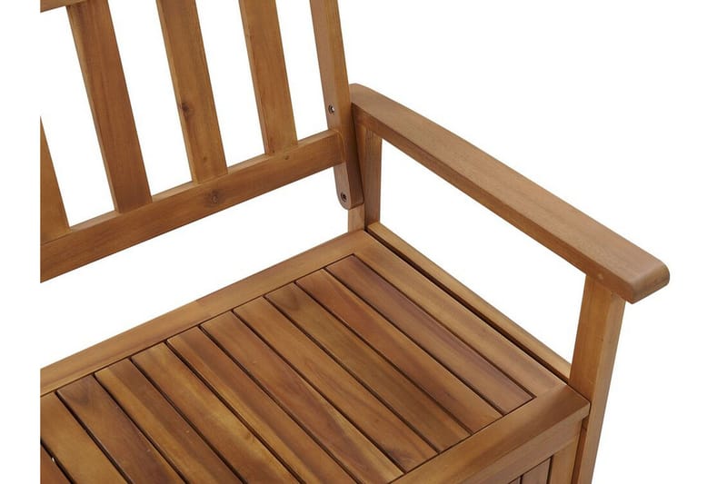 Havebænk 120 cm akacietræ terracotta SOVANA - Havemøbler - Havesofaer & bænke - Udendørs bænk & havebænk