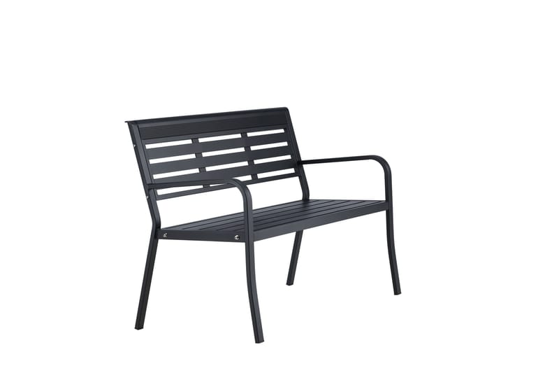 Elvas Udendørsbænk - Sort - Havemøbler - Havesofaer & bænke - Udendørs bænk & havebænk