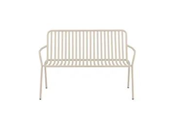 Peking Udendørsbænk - Beige - Havemøbler - Havesofaer & bænke - Udendørs bænk & havebænk