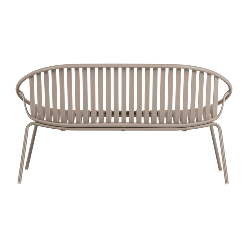 Bænk Bruce 134 cm udendørs - Sand - Havemøbler - Havesofaer & bænke - Udendørs bænk & havebænk