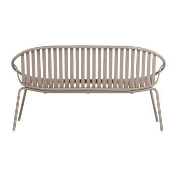 Bænk Bruce 134 cm udendørs - Sand - Havemøbler - Havesofaer & bænke - Udendørs bænk & havebænk