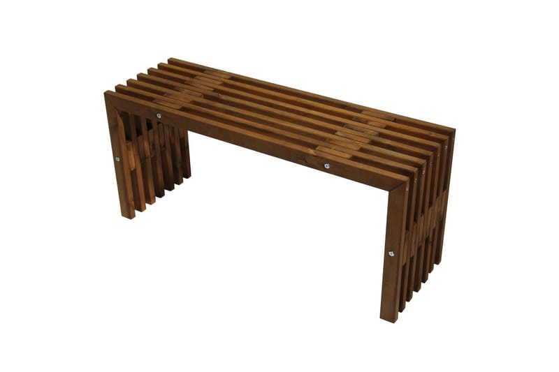 Bænk EcoFurn 100 cm Fyr Brunt Oliebehandlet - Fyr Brunt Oliebehandlet - Havemøbler - Havesofaer & bænke - Udendørs bænk & havebænk