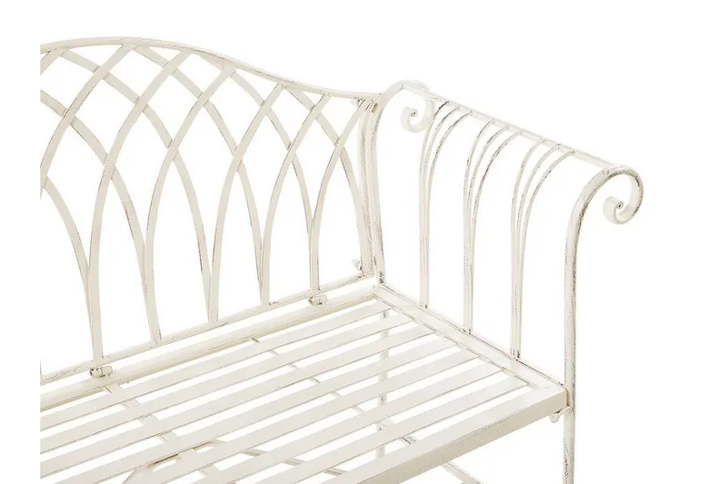 Estadilla Havebænk - Hvid - Havemøbler - Havesofaer & bænke - Udendørs bænk & havebænk