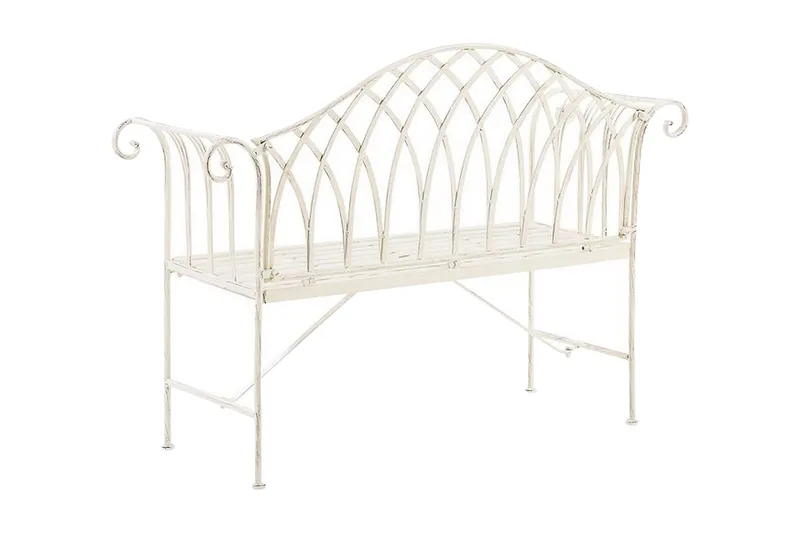 Estadilla Havebænk - Hvid - Havemøbler - Havesofaer & bænke - Udendørs bænk & havebænk