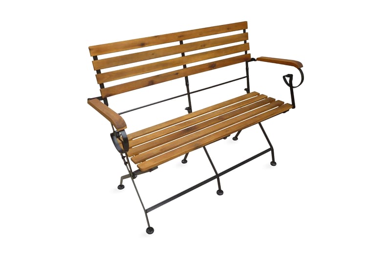 Foldbar Havebænk 112 Cm Akacietræ - Brun - Havemøbler - Havesofaer & bænke - Udendørs bænk & havebænk