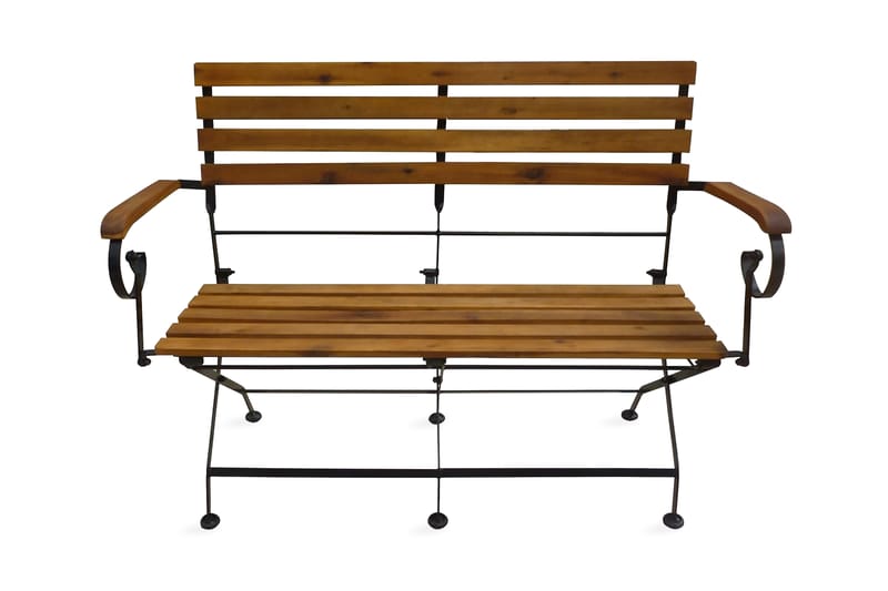 Foldbar Havebænk 112 Cm Akacietræ - Brun - Havemøbler - Havesofaer & bænke - Udendørs bænk & havebænk